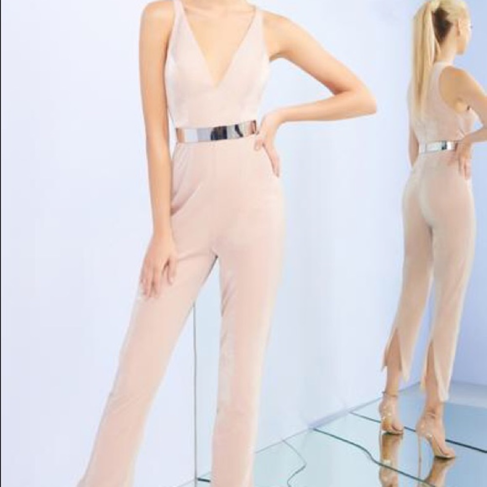 MACDUGGAL BLUSH JUMPSUIT